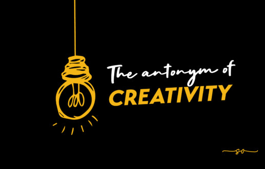 The antonym of creativity
